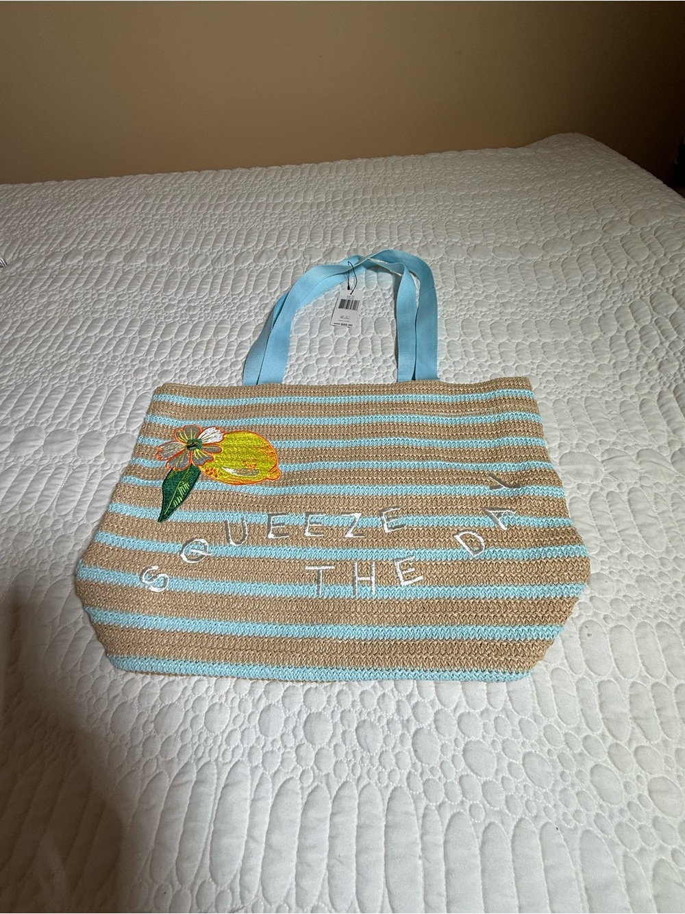 Vera Bradley “Squeeze the Day” Woven Beach Tote - Picture 9 of 10